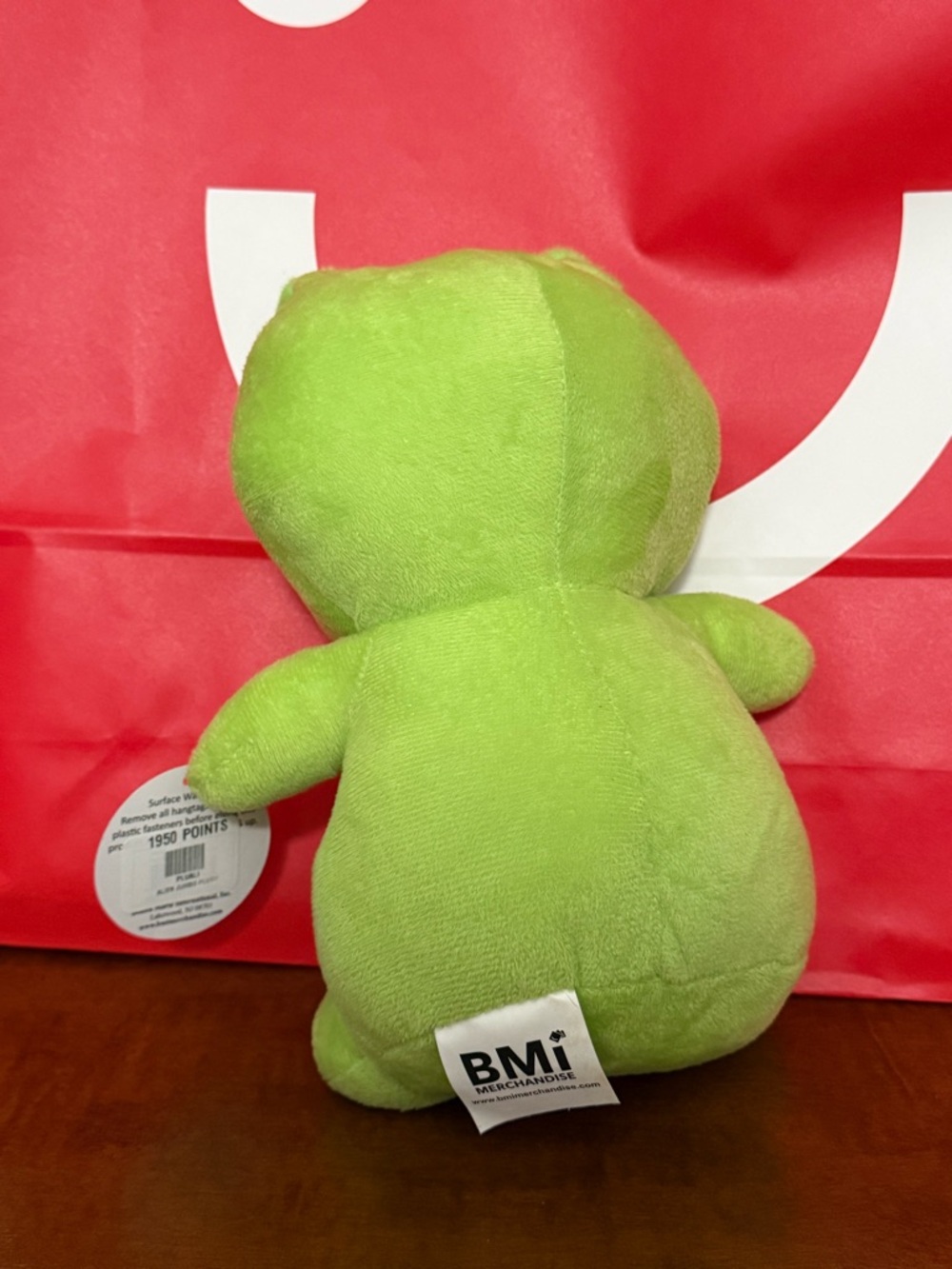NEW BMI Cosmic Space Pals Green Soft Alien Plush Stuffed Toy NWT - Picture 4 of 6